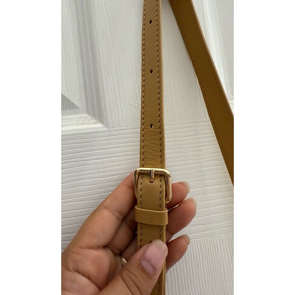 Aarikka Helle  women's Cream Tan leather Shoulder crossbody Bag - Picture 6 of 12